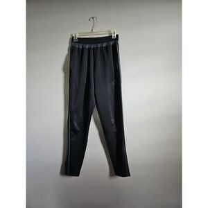 Adidas Black Track Pants Joggers with 3-Stripe Detail Activewear Size Small